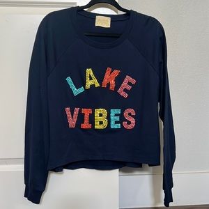 Judith March oversized crop style sweatshirt